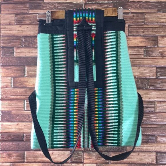 Peruvian Hand Made Multi Color BackPack - Picture 4 of 11
